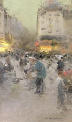 A Paris Street Scene